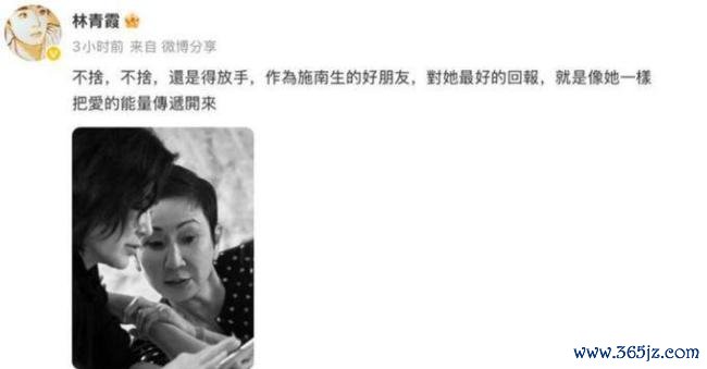 施南生临终前林青霞徐克轮流守候 深情送别挚友