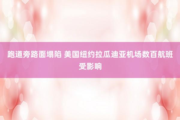 跑道旁路面塌陷 美国纽约拉瓜迪亚机场数百航班受影响